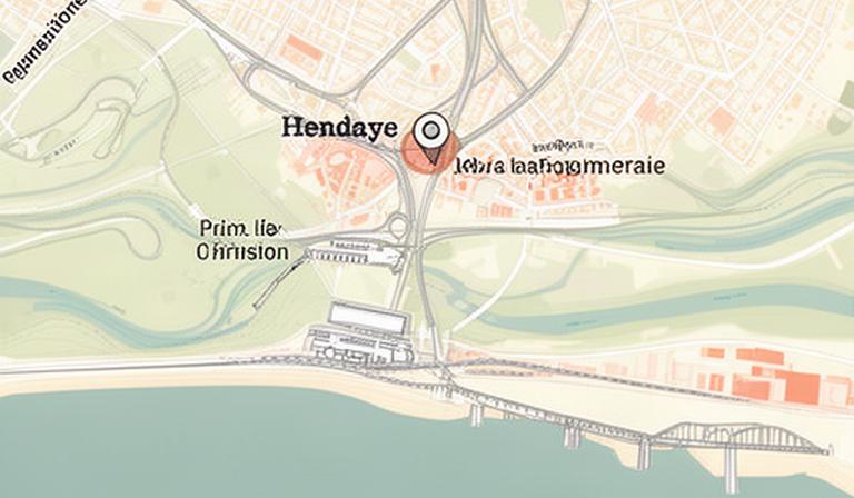 Mapa de localización de la oficina de Abascal & Alonso en Rue de la Pommeraie, Hendaya